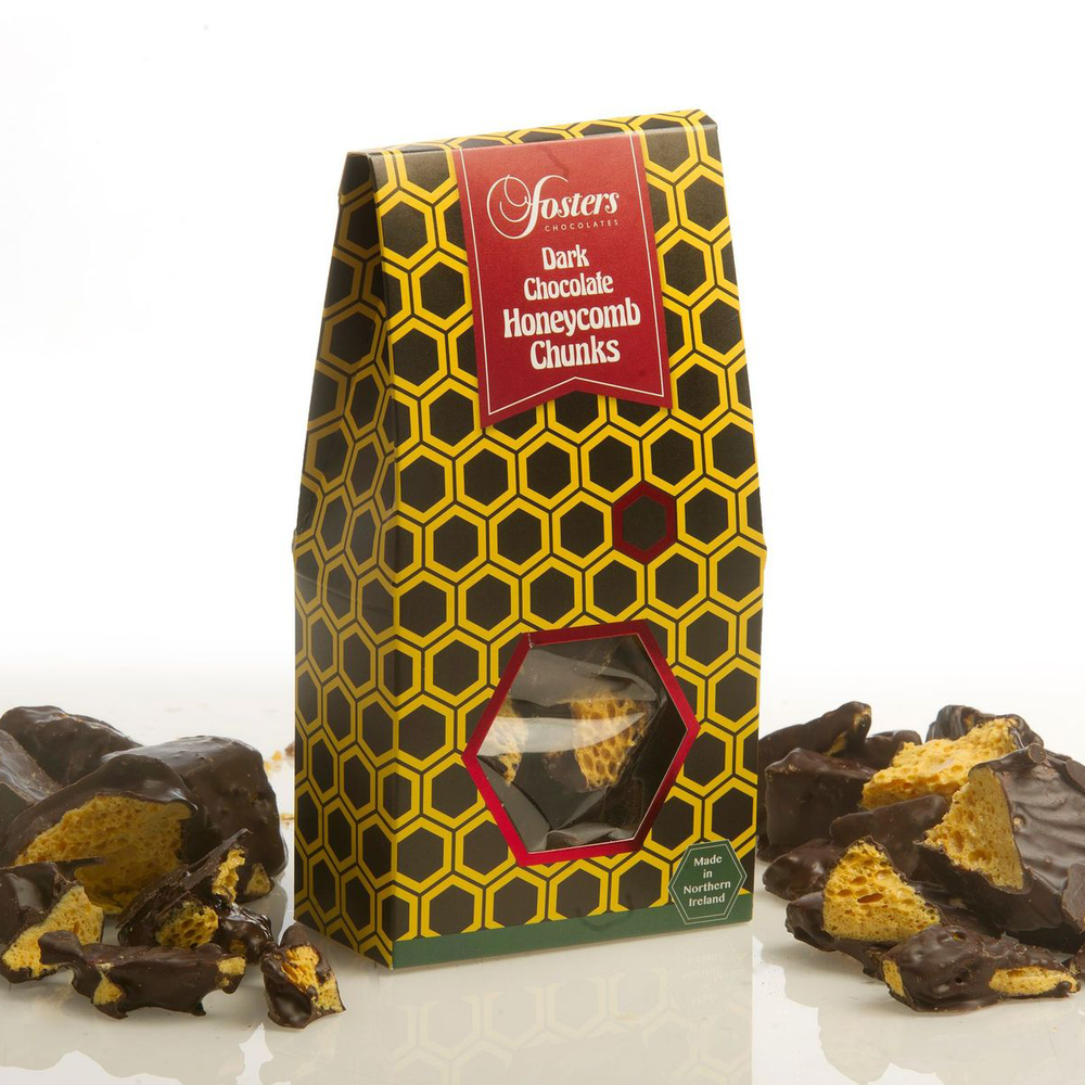 
                
                    Load image into Gallery viewer, Dark Chocolate Honeycomb Chunk Gift Box
                
            